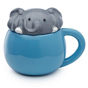 Adoramals Elefant Keramik Djurmugg med Lock