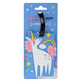 Unicorn Magic Enhörning PVC Bagagelapp
