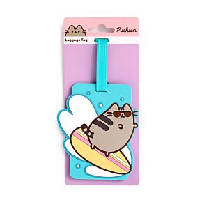 Pusheen the Cat Katt Summer Surfer PVC Bagagelapp Pusheen the Cat Katt Summer Surfer PVC Bagagelapp