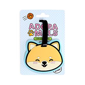 Adoramals Shuggs the Shiba Inu PVC Bagagelapp