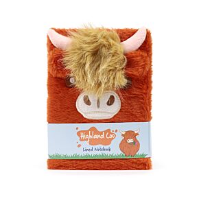 Highland Coo Fluffies Ko Anteckningsblock/Anteckningsbok
