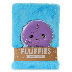 Adoramals Bläckfisk Plysch Fluffies A5 Fodrad Anteckningsbok