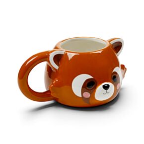 Adoramals Röd Panda Formad Keramikmugg