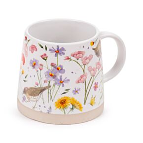 Jan Pashley Wings & Wildflowers Avsmalnad Mugg i Stengods