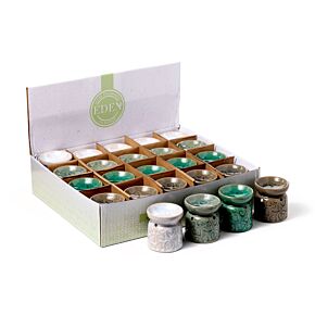 Liten Keramik Eden Aromalampa med Hjärtmönster Liten Keramik Eden Aromalampa med Hjärtmönster