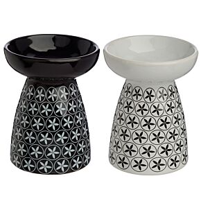 Eden Blommigt Mönster Aromalampa i Keramik för Olja & Vax Eden Blommigt Mönster Aromalampa i Keramik för Olja & Vax