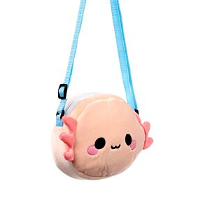 Maddie the Axolotl Adoramals Crossbody Plysch Axelväska Maddie the Axolotl Adoramals Crossbody Plysch Axelväska