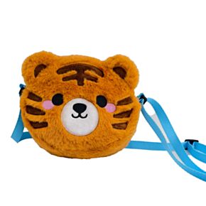 Alfie the Tiger Adoramals Crossbody Plysch Axelväska