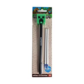 Minecraft Creeper Suddbar Bläckpenna med Silikontopp