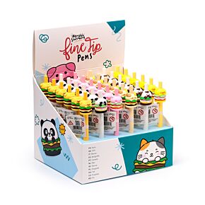 Foodiemals Söt Hamburgare Penna med Smal Topp Foodiemals Söt Hamburgare Penna med Smal Topp