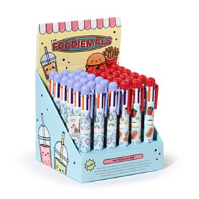 Foodiemals Penna med Multifärg (6 Färger)