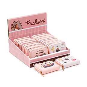 Pusheen the Cat Katt Sushi Club Liten Plånbok med Dragkedja