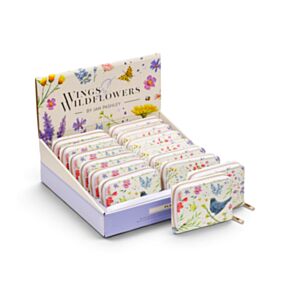 Jan Pashley Wings & Wildflowers Liten Plånbok med Dragkedja