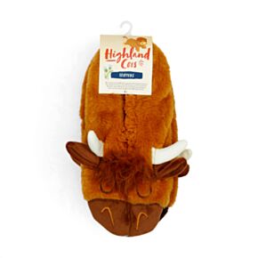Highland Coo Ko Anti-Slip Plysch Tofflor EU36-38/UK3-5