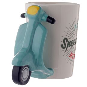 Speed King Scooter Mugg med Format Handtag Speed King Scooter Mugg med Format Handtag