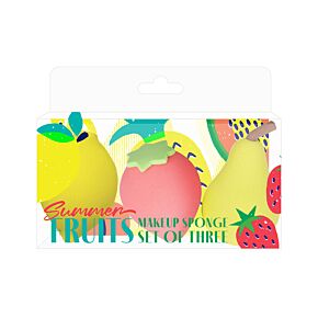Summer Fruits Sminksvampar 3-Pack Summer Fruits Sminksvampar 3-Pack