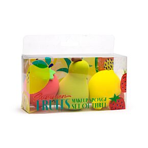 Summer Fruits Sminksvampar 3-Pack Summer Fruits Sminksvampar 3-Pack