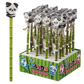 Söt Panda Pennamed Suddgummi Topp
