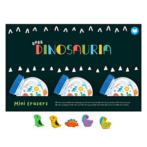 Dinosauria Dinosaurie Mini Suddgummin i Burk Dinosauria Dinosaurie Mini Suddgummin i Burk