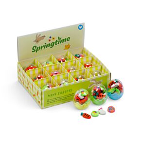 Springtime Formade Minisuddgummin i Äggformad Ask