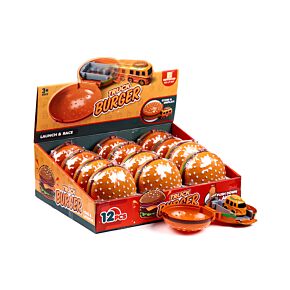 Press & Launch Hamburger Truck Actionleksak