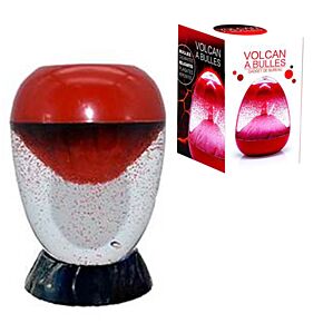 Bubblande Vulkan Snöstorm Snöglob