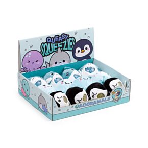 Queasy Squeezies Adoramals Plysch Klämmga Sealife Havsvarelser