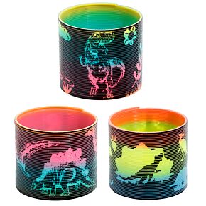 Dinosaurie Regnbåge Magisk Trappfjäder Dinosaurie Regnbåge Magisk Trappfjäder