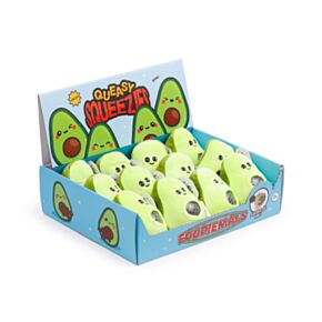 Queasy Squeezies Avokado Plysch Klämmig Leksak