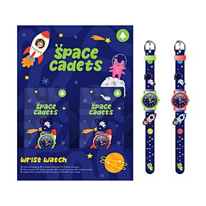 Space Cadets Rymd Analog Klocka