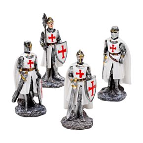 Medeltida Riddare Slott Världsfigurer