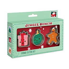 Jingle Bunch Christmas Cookie Cutter Set of 3