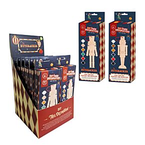 Jul Nutcracker DIY Måla Din Egen Julgransdekoration