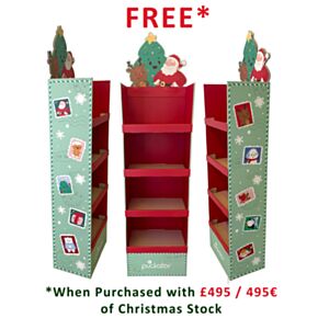 Jingle Bunch Jul FSDU Displayställ med 4 Hyllor