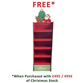 Jingle Bunch Jul FSDU Displayställ med 4 Hyllor