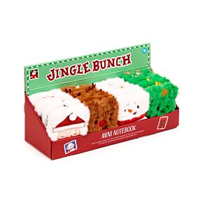 Jul Jingle Bunch Plysch A7 Mini Anteckningsblock