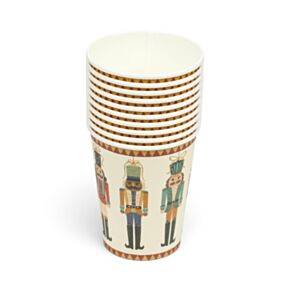 Jul Nutcracker 10-Pack Party Papperskoppar (9oz)
