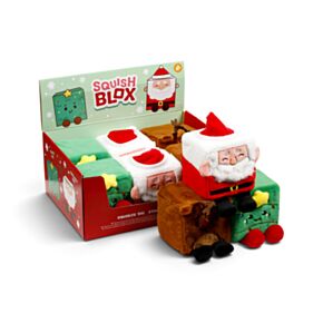 Squish Blox Jingle Bunch Jul Minneskum Stor Plysch Klämmig Leksak