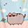 Pusheen the Cat Katt Mikrofiber Strandhandduk