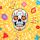 Day of the Dead Mikrofiber Strandhandduk