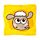 Kawaii Söt Shaun the Sheep Komprimerad Resehandduk
