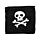 Jolly Rogers Pirat Komprimerad Resehandduk