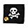 Jolly Rogers Pirat Komprimerad Resehandduk
