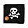 Jolly Rogers Pirat Komprimerad Resehandduk