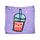 Foodiemals Bubble Tea Komprimerad Resehandduk