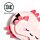 Relaxeazzz Adoramals Maddie the Axolotl Resekudde & Ögonmask
