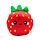 Squidglys Elidi the Strawberry Jordgubbe Foodiemals Plysch Leksak