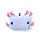 Relaxeazzz Minecraft Axolotl Formad Plysch Resekudde & Ögonmask