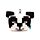 Relaxeazzz Minecraft Panda Formad Plysch Resekudde & Ögonmask