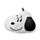 Relaxeazzz Peanuts Snobben Snoopy Plysch Resekudde & Ögonmask
